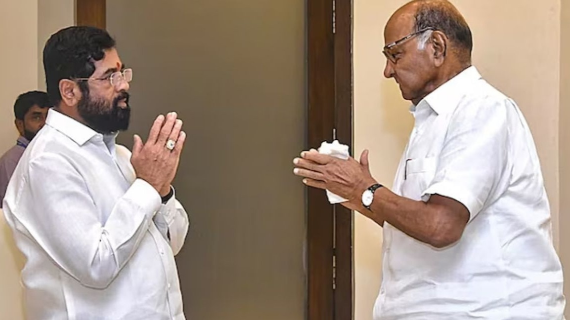 एकनाथ शिंदे, शरद पवार, महाराष्ट्र राजनीति, एनसीपी प्रमुख, गुगली फेंकने में माहिर