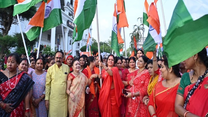 अजमेर,  सिंदूर यात्रा,  महिलाएँ,  भारत माता,  सांस्कृतिक आयोजन,  राष्ट्रीय भावना,  धार्मिक जुलूस,  सांस्कृतिक विरासत,  एकता,  महिला सशक्तिकरण